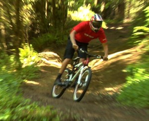 Minnaar Speed Blurs the Image Big Man. Big Speed